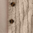 thumbnail image 6 of XXWXYD Kids Girls Hoodie Down Jacket Coat Winter Plush Warm Zipper Up Windproof Pocket Solid Color Long Sleeve Outerwear Parka Thermal Insulated Cold Weather, 6 of 6