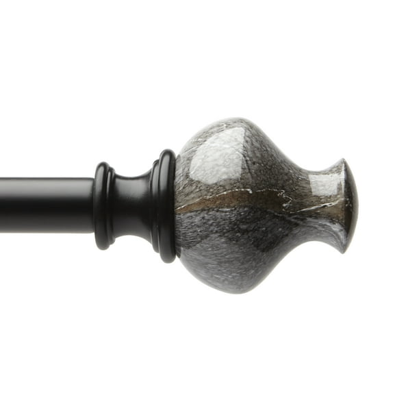 Better Home Gardens 48 To 84 Marble Urn Adjustable Curtain Rod 5 8 Diameter Walmart Com Walmart Com