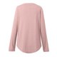 thumbnail image 5 of MHFRRA Camisa de Manga Larga, Informal, de Otoño, Cómoda, Suave y Básica, para Uso Diario. Rosa, 5 of 7