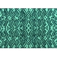 thumbnail image 1 of Ahgly Company Indoor Rectangle Abstract Turquoise Blue Modern Area Rugs, 6' x 9', 1 of 4