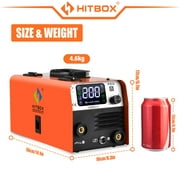HITBOX 3-in-1 MIG Gasless Flux-Cored Welder HBM200 200A 110V Portable ARC Welding Machine