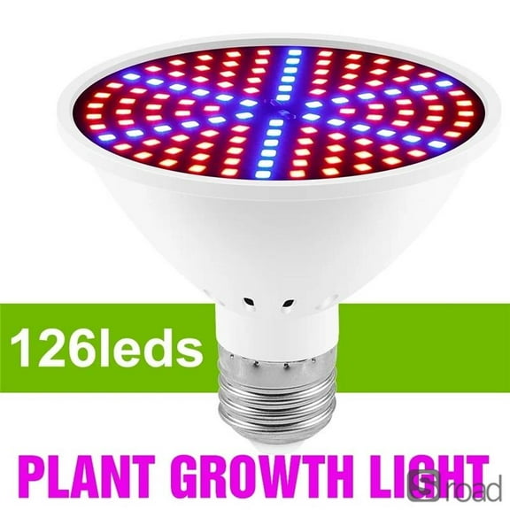 E27 Full Spectrum LED Plant Grow Light Bulb, 85-265V Indoor Hydroponic Lamp For Seed Starting, Vegetables, Flowers, Herbs In Grow Tent, Greenhouse & Home,1