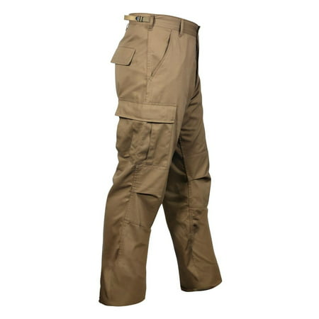 Military Style BDU Pants, Coyote Brown Mens Sizes