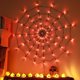 thumbnail image 1 of Decoración Luz Ambiental Halloween Spider Net Light Remote Black Spider Net Lamp Party Decor (USB naranja), 1 of 8