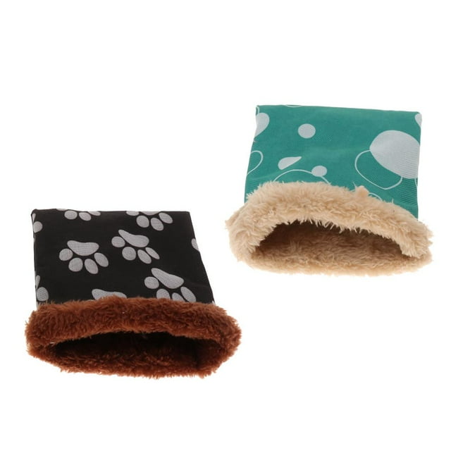 Manta para loros y hámsteres, saco de dormir de algodón, nido para animales pequeños, tamaño S S