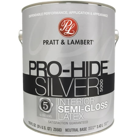 Pratt & Lambert PRO-HIDE SILVER 5000 Latex Semi-Gloss Interior Wall