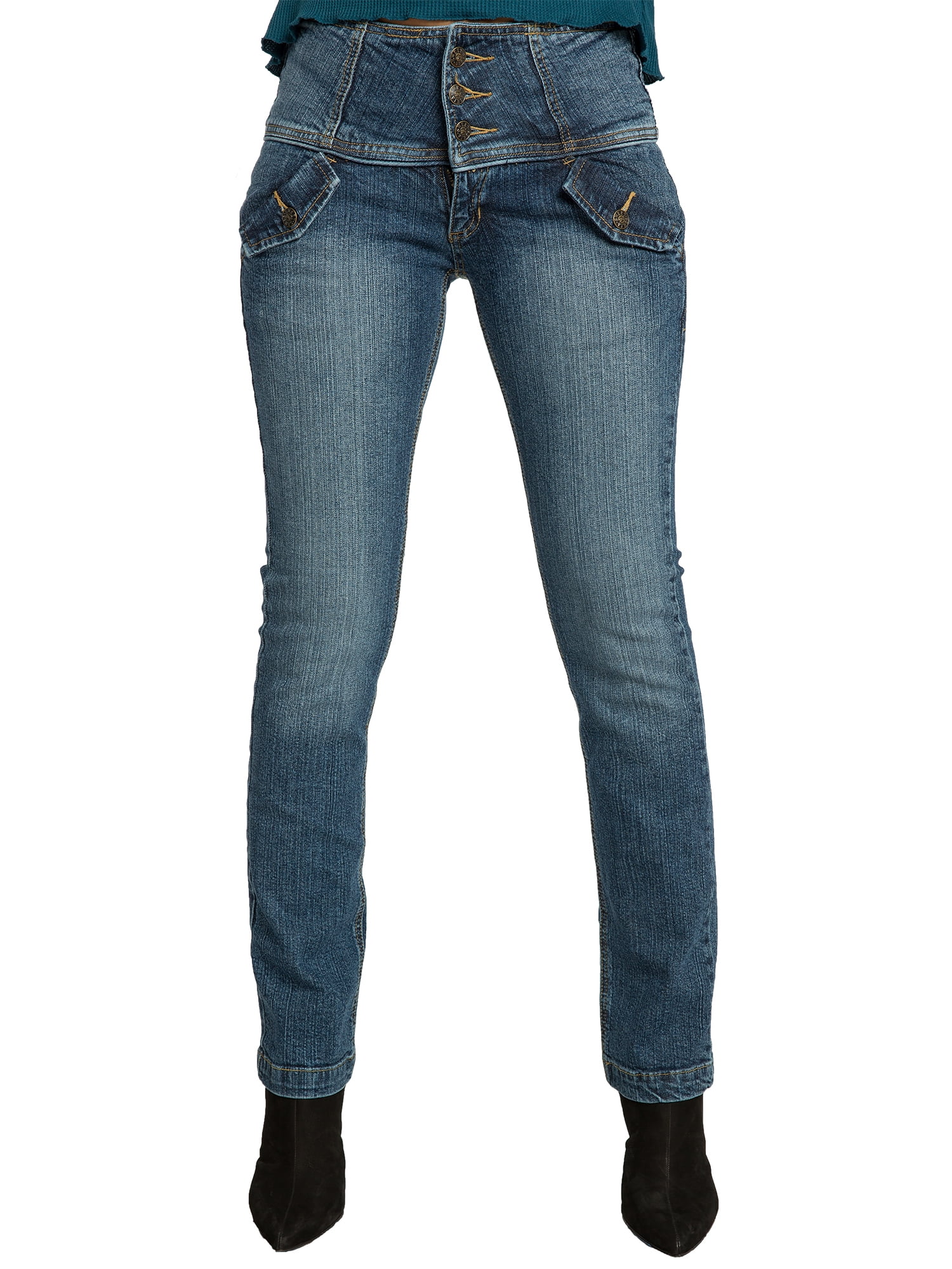 wide waistband jeans