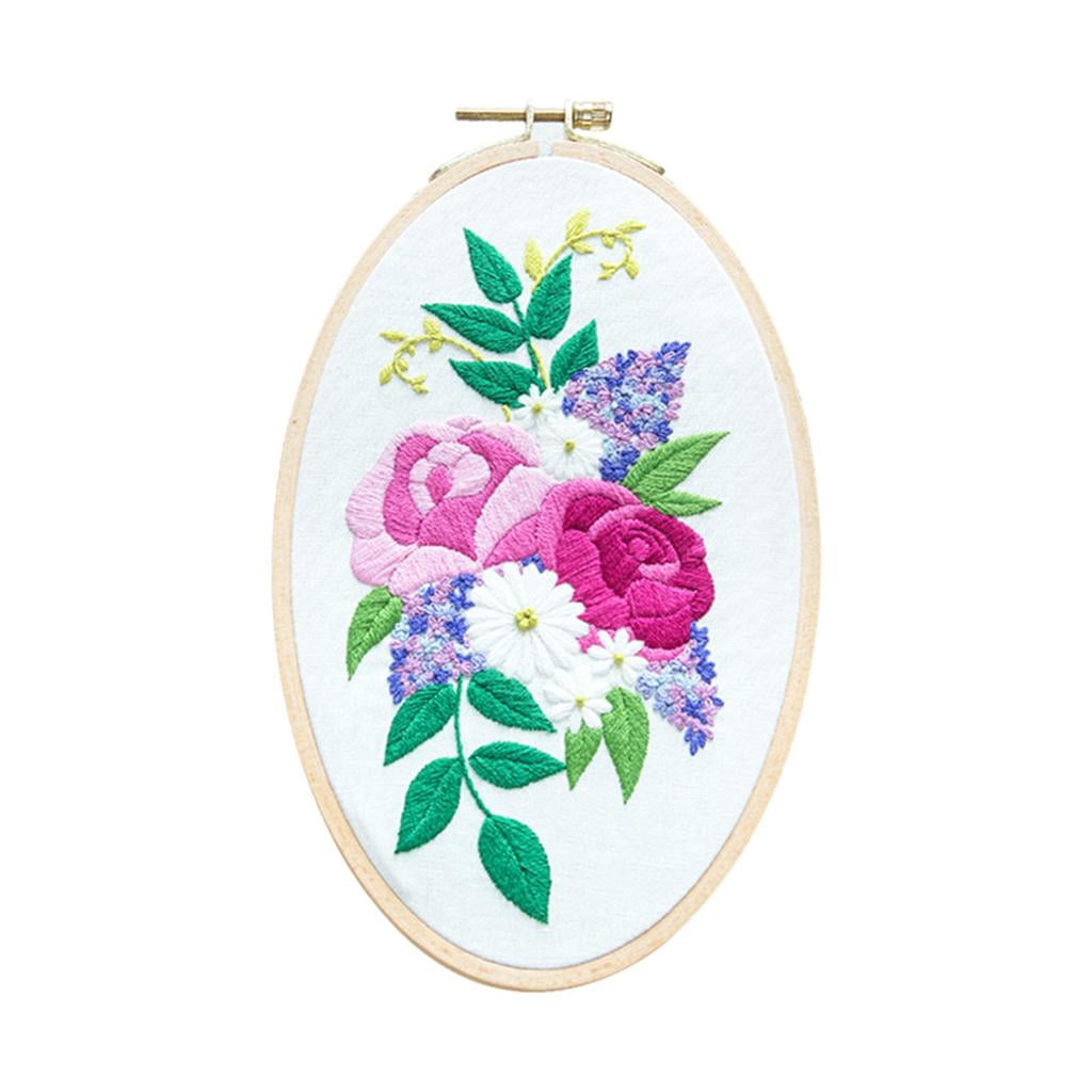 FVDPWYE 2Pack Embroidery Hoop Frame Natrual Wood Cross Stitch Hoop DIY Handmade Tool