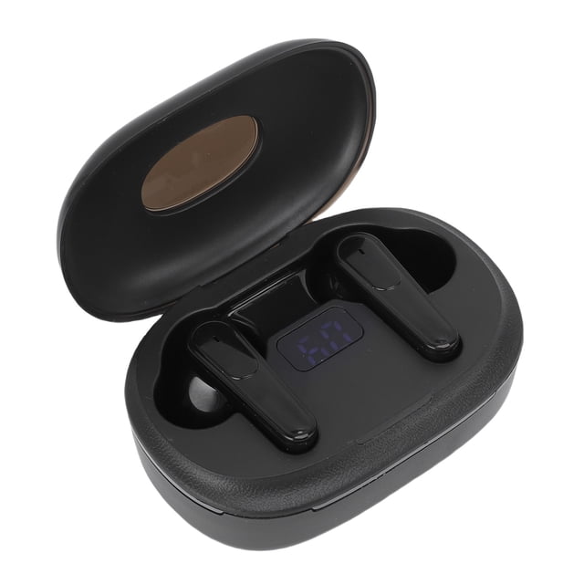 Auriculares Inalámbricos De Traducción Bluetooth, Reducción De Ruido Pantalla De Alimentación LED Multifuncional PC Negra ABS AI Auriculares De Traducción Sonido De Alta