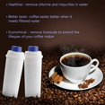 thumbnail image 5 of Paquete de 4 cartuchos de filtro de café de repuesto compatibles con la cafetera Delonghi DSL C002, accesorio para cafetera, filtro de agua para cafetera, modelo: blanco RUIOIU, 5 of 5
