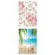 thumbnail image 1 of 4 Cortinas De Ducha Impermeables Con Gancho Rosa Y Paisaje Marino. rosa y marino Sunnimix Cortinas de baño, 1 of 8