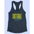 thumbnail image 3 of Desire Of Self Destruction Racerback Tank Women -Image by Shutterstock, Female x-Small, 3 of 4