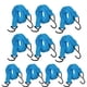 thumbnail image 4 of 10x Cuerdas elásticas resistentes Correas de equipaje de 24 mm de ancho con ganchos de color aleatorio, 4 of 4