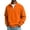 Orange, variant on Annhoo Men Quarter Zip Sweatshirt Stand Collar Long Sleeve Comfy Loose Pullover Casual Vacation Going Out Tops