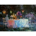 thumbnail image 2 of Sviridov, Sergei 18x15 White Modern Wood Framed Museum Art Print Titled - A Table in Garden VII, 2 of 4