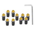 thumbnail image 4 of Windshield Screw Kit, Fairing Screen  Universal  For Motorcycle For Maintenance Workers Red,Black,Golden, 4 of 8