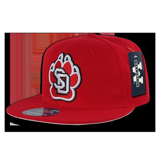 W Republic College Snapback South Dakota- Red