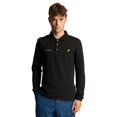 thumbnail image 4 of Lyle & Scott Polo à Manches Longues pour Hommes avec Logo Imprimé Coordonné, 4 of 5