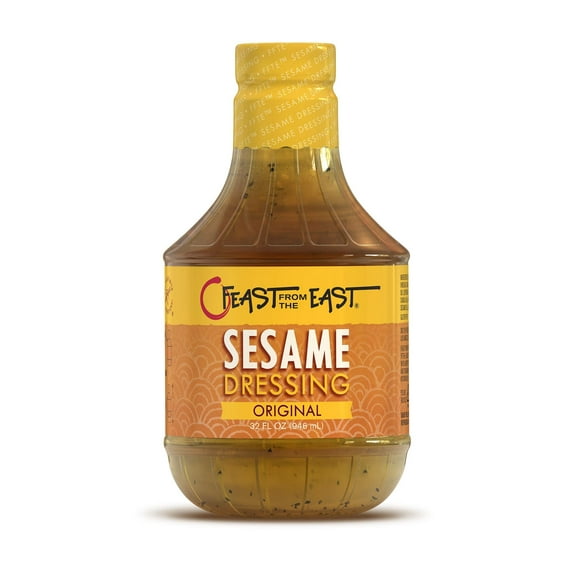 Feast From The East Sesame Dressing - Original - Gluten-Free - All-Natural - 32 Fl Oz