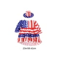 thumbnail image 3 of Independence Day Patriotic Outfit Set for Porch Goose Statue, Festive Goose Clothing with Hat for Lawn Garden Decoration, Durable Polyester Fabric for 23 Inch Outdoor Goose Decor, 3 of 8