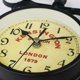 thumbnail image 5 of Reloj de pared de doble cara Sunnimix Metal negro 28x24x7.5CM, 5 of 8