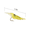 yellow, variant on Fake bait: 1.7-inch small shrimp with night light, high-carbon steel barbs, resistant to seawater corrosion, suitable for freshwater and saltwater fishing. Fake bait imitation shrimp