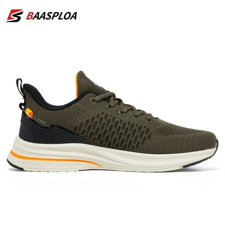 

Baasploa Men‘s Lightweight Mesh Running Shoes Outdoor Sports Shoes For Gym Jogging Tennis
