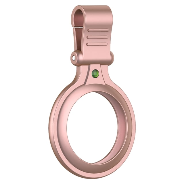 Dispositivo de seguimiento de llavero de la cubierta del rastreador de ubicación Reemplazo del protector de metal para Airtag, rosa roja kenally EL002165-05