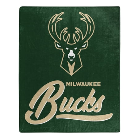 The Northwest Group Milwaukee Bucks 50 x 60 Signature Raschel Plush Throw Blanket