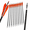 7.8MM Orange, variant on 7.8MM Red 31" Carbon Archery Arrows Pack of 12 for Target Practice