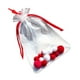 thumbnail image 3 of Bolsa pequeña para guardar muñecas, estuche para guardar mini figuras, bolsa portátil de PVC para muñecas pequeñas. Rojo XL, 3 of 9