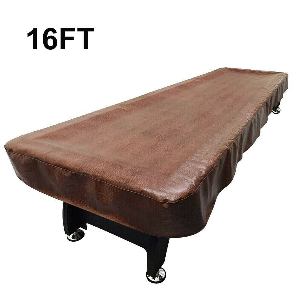 Waterproof Shuffleboard Table Cover for Shuffleboard Table 9ft/12ft Heavy Duty Leatherette Furniture Cover 