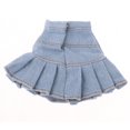 thumbnail image 3 of Trajes de Minifalda de Mezclilla CUTICAT Azul claro M, 3 of 8