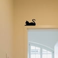thumbnail image 2 of Halloween Black Cat Door Frame Corner Signs, Fun Household Decoration for Mom's Gifts, 2 of 5