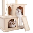 thumbnail image 5 of Multilevel Luxury Cat Tree Tower 50 Inches With 2 Condos, Spacious Perches, Scratching Post, Dangling Balls And Ramp, 5 of 6
