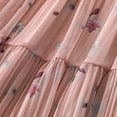 thumbnail image 4 of Jupe de Noël pour Femmes, Jupe de Table à Franges Roses, Ensemble Crayon Mini pour Garçons, Floral Décontracté pour l'Été, Design Réversible Polyvalent pour Tenues Quotidiennes, Rose Taille Unique, 4 of 6
