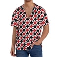 thumbnail image 2 of Picia Playing Cards Men's Linen Shirts Short Sleeve Cuban Beach Shirts Casual Shirts Button Down Shirt for Men Beach Summer Wedding Shirt-XX-Large, 2 of 7
