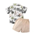 thumbnail image 4 of Toddler Boy Wildlife Shirt and Shorts Set with Bow Tie, 4 of 6