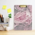 thumbnail image 6 of 12.5"x9" Pink Marble Texture Clipboards, Standard A4 Letter Size Nursing Clipboard with Low Profile Metal Clip Decorative Clip Board for Office Supplies,Gold, 6 of 7