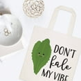 thumbnail image 3 of Don't Kale My Vibe Cotton Canvas Tote Bag, 3 of 4
