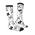 thumbnail image 3 of Balery Cute Cow And Milk Stains Fun Novelty Socks Men'S Women'S Crew Socks Funny Crazy Novelty Socks Quirky And Cool Socks, 3 of 9