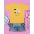thumbnail image 3 of Go Daisies Positive Quote T-Shirt Juniors -Image by Shutterstock,  x-Large, 3 of 4