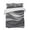 Black Gray White, variant on Quilts Full Size, Orange Navy Blue Ombre Soft Comforter Bedding Set for Bed, Abstract Beach Waves Gradient Lightweight Quilted Bedspread with Pillow Cover(2 Pieces) for All Season, 78x90 Inch