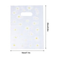 thumbnail image 2 of Milisten 100pcs Flower Pattern Plastic Bags One-off Plastic Tote Bag Chic Gift Bags, 2 of 6