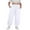 White, variant on Plus Size Women's Elastic Waist Sweatpants with Pockets, Loose Fit Long Casual Sport Pants for Daily Wear, Workout, Gym, Lounge, and Outdoor Activities Beige L