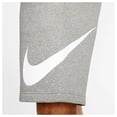 thumbnail image 6 of Nike Sportswear Club Men's Graphic Shorts Color: Dark Grey Heather/White/White Size: L, 6 of 7