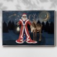 thumbnail image 3 of Celestial Christmas Collection A - Framed Gallery Wrapped Holiday Canvas - 17 x 25 - Silver Frame, 3 of 9