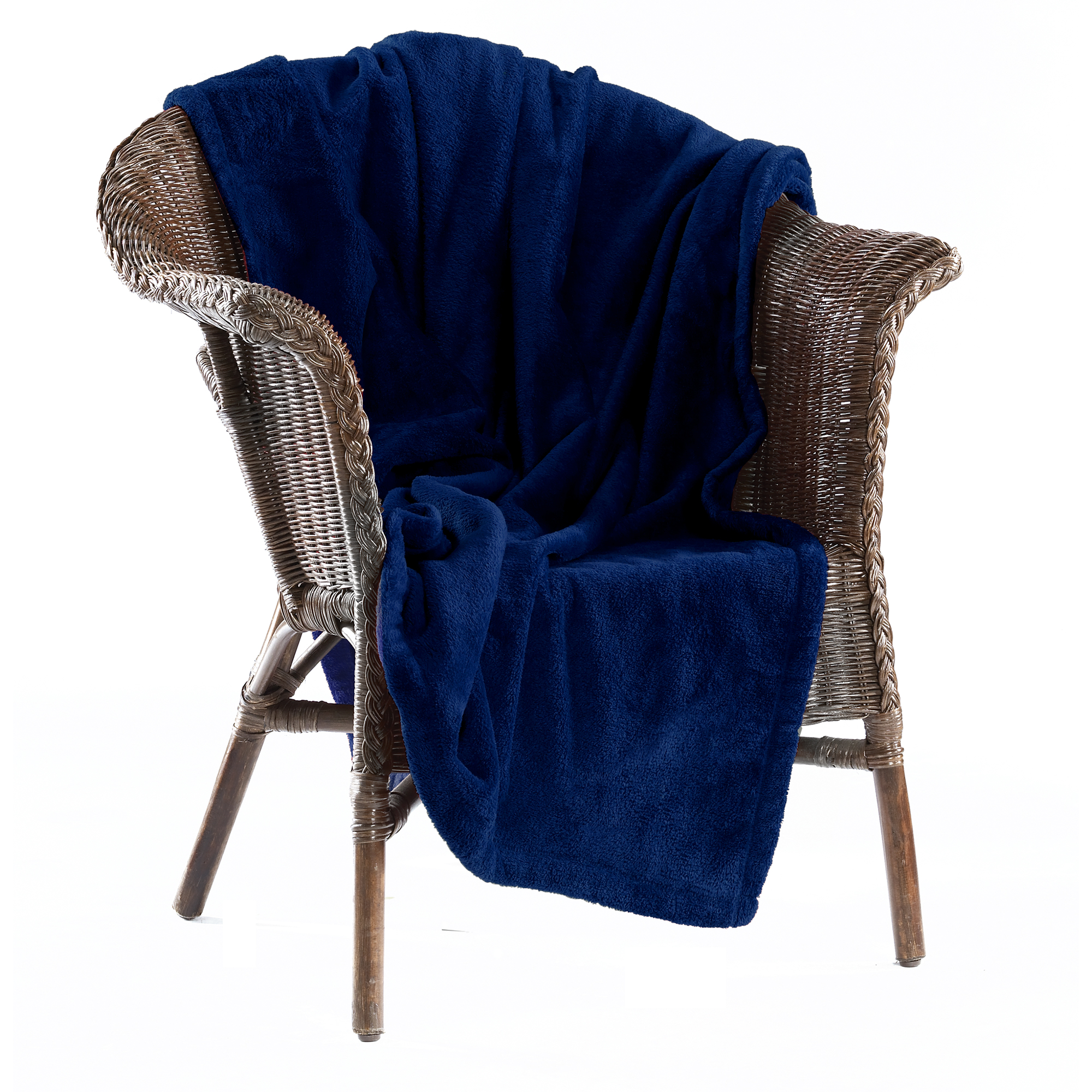 Oversize Tahoe Microfleece ThrowRoyal Blue