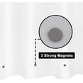 thumbnail image 4 of Forro de cortina de ducha esmerilado – Forro de ducha de PEVA premium para baño, sin BPA ni PVC, sin olor químico, cortina de ducha ligera con 3 imanes, ojales de metal – Escarcha, tamaño estándar, 4 of 4