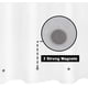 thumbnail image 4 of Forro de cortina de ducha esmerilado – Forro de ducha de PEVA premium para baño, sin BPA ni PVC, sin olor químico, cortina de ducha ligera con 3 imanes, ojales de metal – Escarcha, tamaño estándar, 4 of 4
